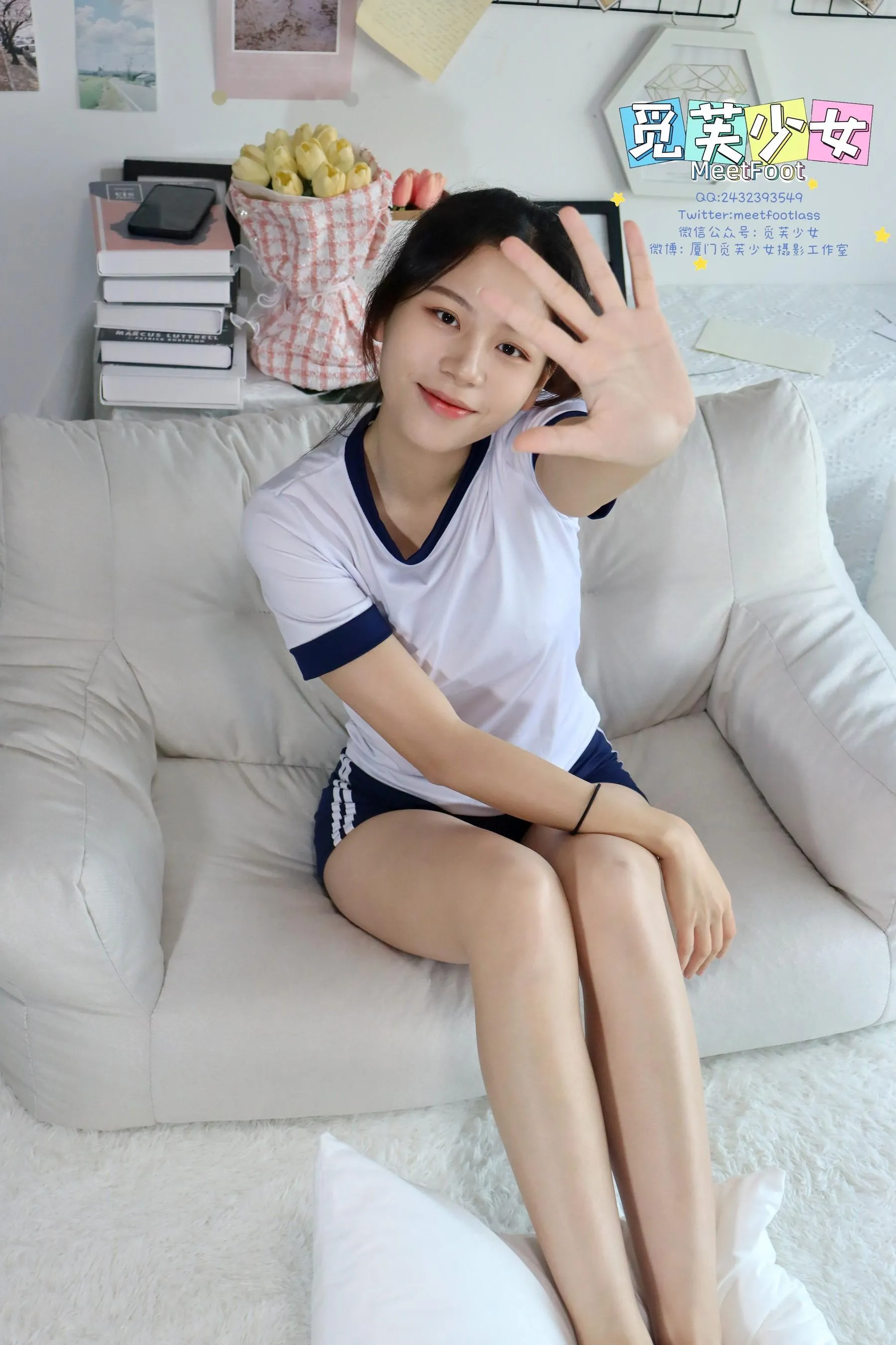 [觅芙少女]NO.006 初夏微风中扬起的马尾，是青春里最美的记忆 [133P]插图8